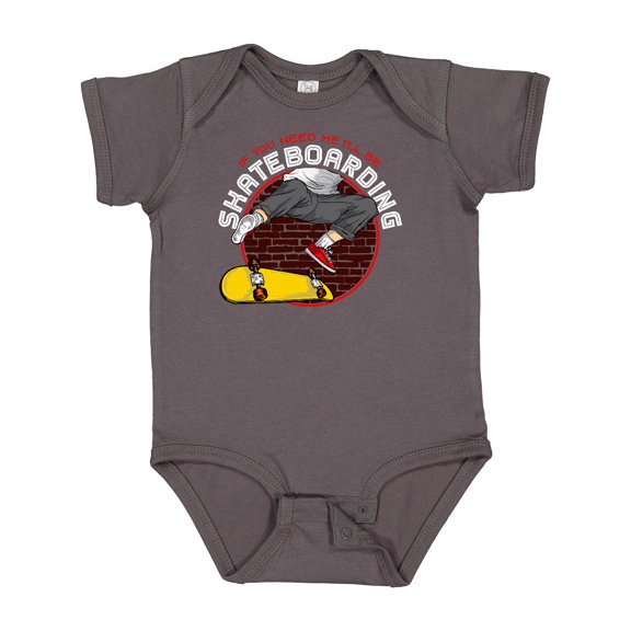 Inktastic Skateboarding Gift for Skater Boys Baby Bodysuit
