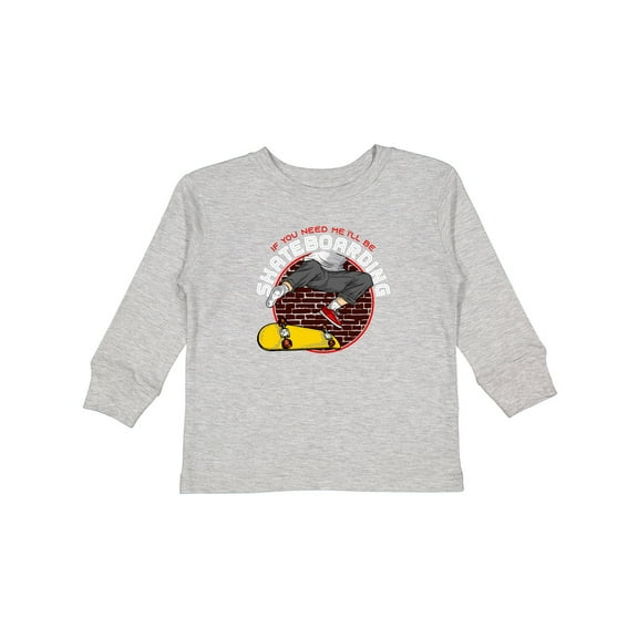 Inktastic Skateboarding for Skater Boys Long Sleeve Toddler T-Shirt