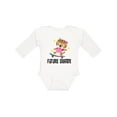 thumbnail image 1 of Inktastic Skateboarding Girls Future Skater Girls Long Sleeve Baby Bodysuit, 1 of 5