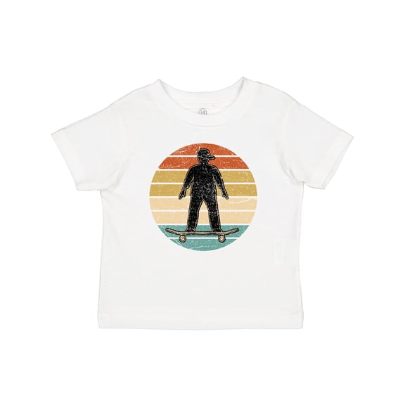 Inktastic Skateboarding Retro Sunset Skateboarder Boys Baby T-Shirt