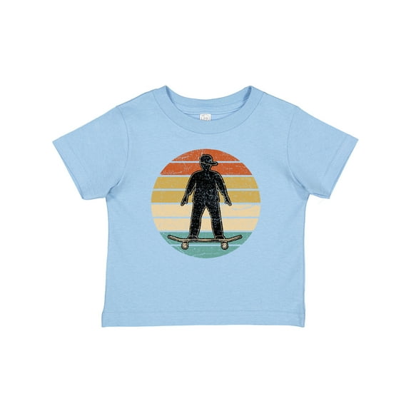 Inktastic Skateboarding Retro Sunset Skateboarder Boys Baby T-Shirt