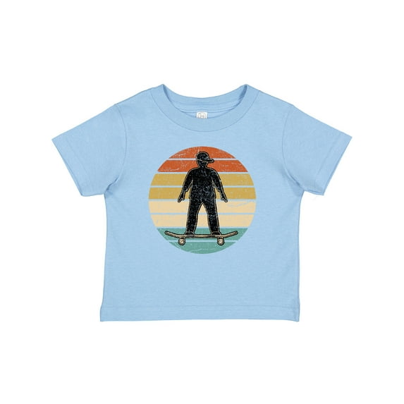 Inktastic Skateboarding Retro Sunset Skateboarder Boys Baby T-Shirt