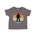 thumbnail image 1 of Inktastic Skateboarding Retro Sunset Skateboarder Boys Toddler T-Shirt, 1 of 5