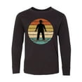 thumbnail image 1 of Inktastic Skateboarding Retro Sunset Skateboarder Long Sleeve Youth T-Shirt, 1 of 5
