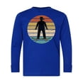 thumbnail image 1 of Inktastic Skateboarding Retro Sunset Skateboarder Long Sleeve Youth T-Shirt, 1 of 5