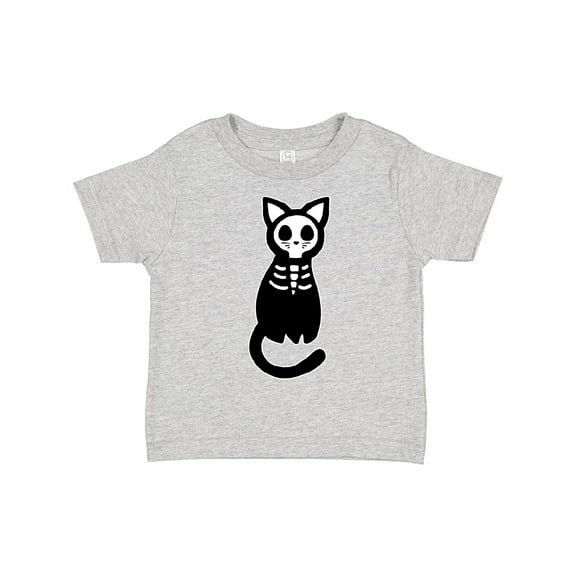 Inktastic Skeleton Cat Boys or Girls Toddler T-Shirt