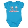 thumbnail image 1 of Inktastic Skeleton Pukes Rainbow Boys or Girls Baby Bodysuit, 1 of 5