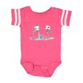 thumbnail image 1 of Inktastic Skeleton Pukes Rainbow Boys or Girls Baby Bodysuit, 1 of 5