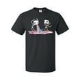 thumbnail image 1 of Inktastic Skeleton Pukes Rainbow T-Shirt, 1 of 5