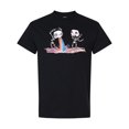 thumbnail image 1 of Inktastic Skeleton Pukes Rainbow T-Shirt, 1 of 5