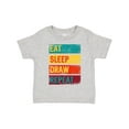 thumbnail image 1 of Inktastic Sketch Artist Eat Sleep Draw Repeat Boys or Girls Toddler T-Shirt, 1 of 5