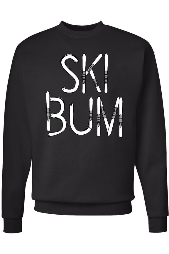 Ski Bum Adult Sweatshirt