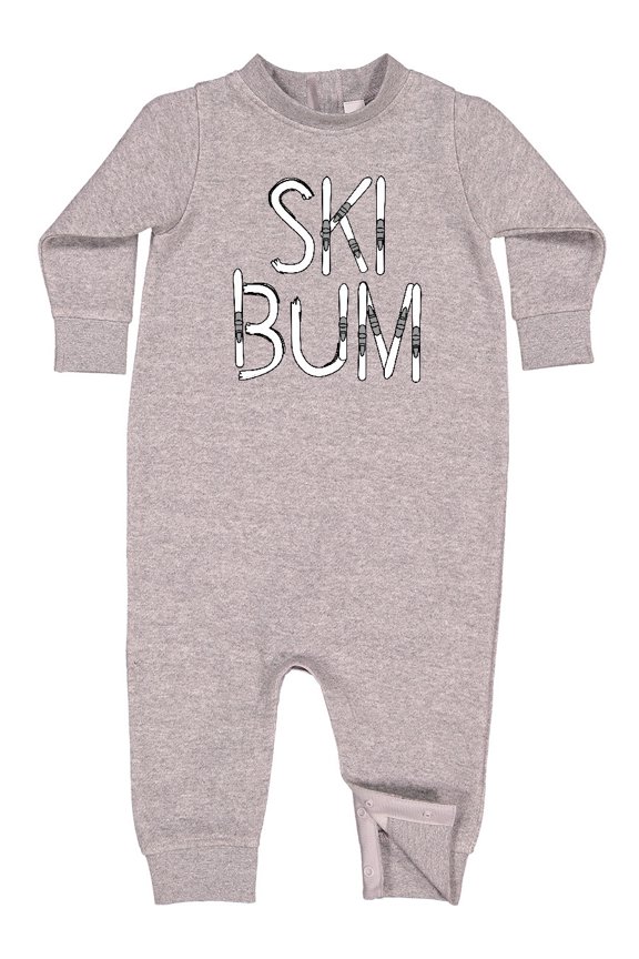 Ski Bum Baby Fleece Romper