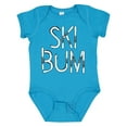thumbnail image 1 of Inktastic Ski Bum Boys or Girls Baby Bodysuit, 1 of 5