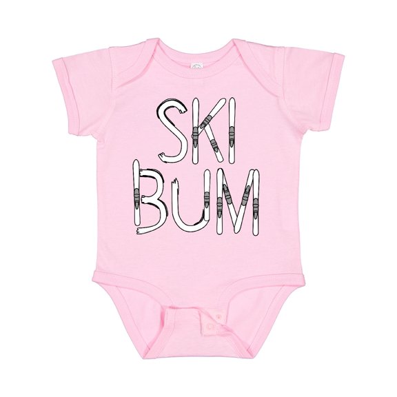 Inktastic Ski Bum Boys or Girls Baby Bodysuit