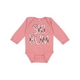 thumbnail image 1 of Inktastic Ski Bum Boys or Girls Long Sleeve Baby Bodysuit, 1 of 5