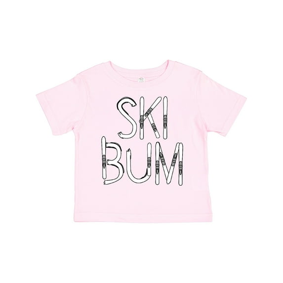 Inktastic Ski Bum Boys or Girls Toddler T-Shirt