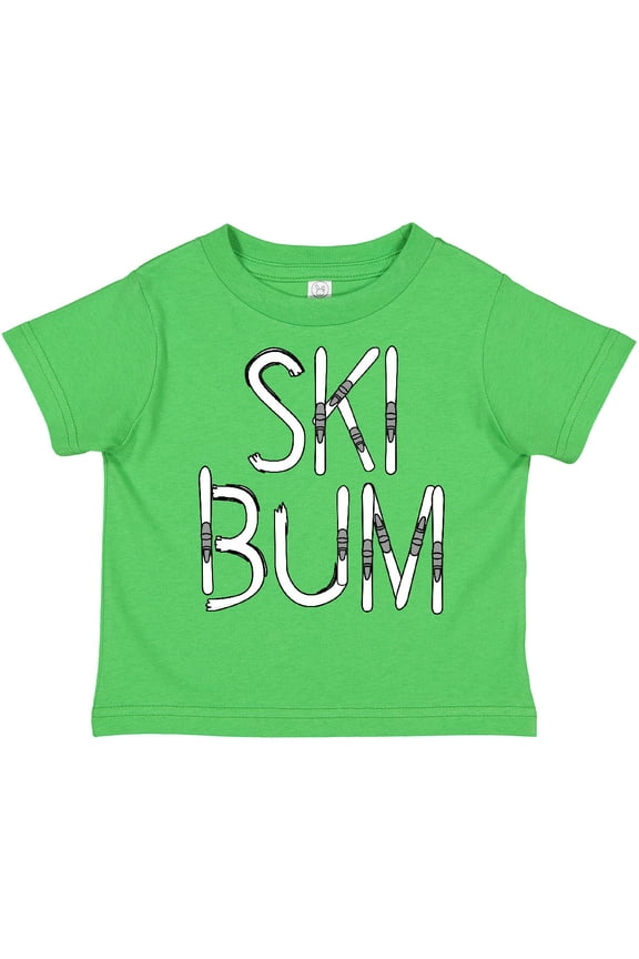Ski Bum Boys or Girls Toddler T-Shirt