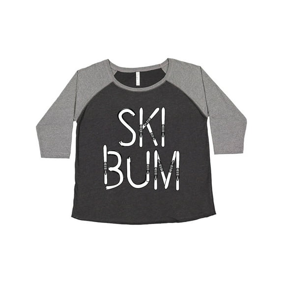 Inktastic Ski Bum Women's Plus Size T-Shirt