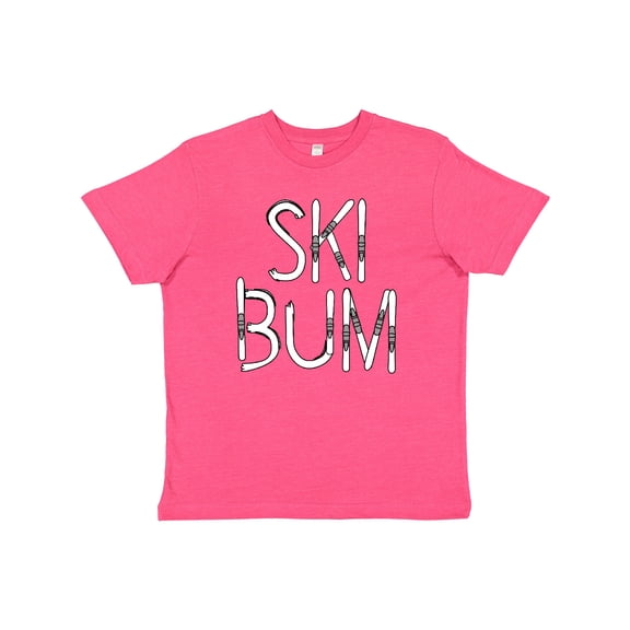 Inktastic Ski Bum Youth T-Shirt