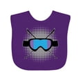 thumbnail image 1 of Inktastic Ski Mask Skiing Gift Boys or Girls Baby Bib, 1 of 4