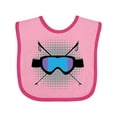 thumbnail image 1 of Inktastic Ski Mask Skiing Gift Boys or Girls Baby Bib, 1 of 4