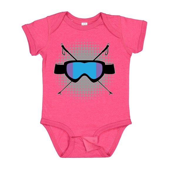 Inktastic Ski Mask Skiing Gift Boys or Girls Baby Bodysuit