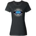 thumbnail image 1 of Inktastic Ski Mask Skiing Gift Women's T-Shirt, 1 of 5