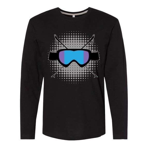 Inktastic Ski Mask Skiing Long Sleeve T-Shirt