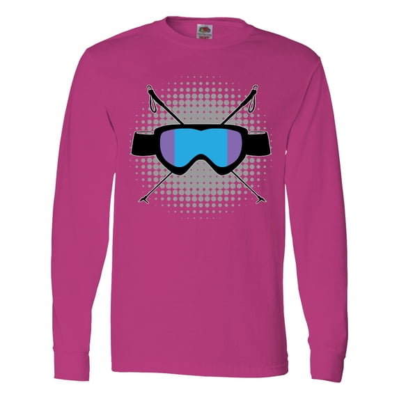 Inktastic Ski Mask Skiing Long Sleeve T-Shirt