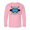 thumbnail image 1 of Inktastic Ski Mask Skiing Long Sleeve Youth T-Shirt, 1 of 5