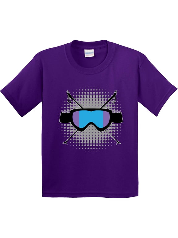 Ski Mask Skiing Youth T-Shirt