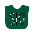 thumbnail image 1 of Inktastic Ski Rough Text Boys Baby Bib, 1 of 4