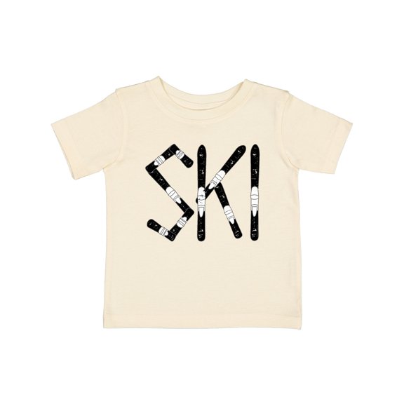 Inktastic Ski Rough Text Boys Baby T-Shirt