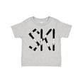 thumbnail image 1 of Inktastic Ski Rough Text Boys Toddler T-Shirt, 1 of 5