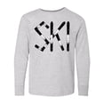 thumbnail image 1 of Inktastic Ski Rough Text Long Sleeve Youth T-Shirt, 1 of 5