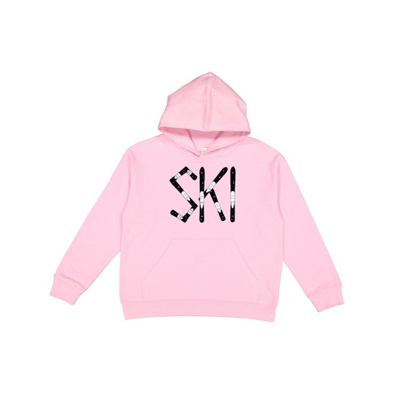 Inktastic Ski Rough Text Youth Hoodie Sweatshirt