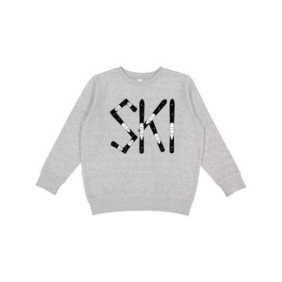 Inktastic Ski Rough Text Youth Sweatshirt