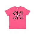 thumbnail image 1 of Inktastic Ski Rough Text Youth T-Shirt, 1 of 5