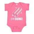 thumbnail image 1 of Inktastic Skier I Love Skiing Girls Baby Bodysuit, 1 of 5