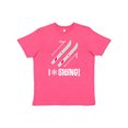 thumbnail image 1 of Inktastic Skier I Love Skiing Youth T-Shirt, 1 of 5