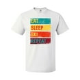 thumbnail image 1 of Inktastic Skiing Eat Sleep Ski Repeat T-Shirt, 1 of 5
