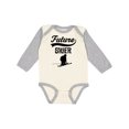thumbnail image 1 of Inktastic Skiing Future Skier Boys or Girls Long Sleeve Baby Bodysuit, 1 of 5