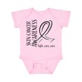 thumbnail image 1 of Inktastic Skin Cancer Awareness- Fight, care, cure Boys or Girls Baby Bodysuit, 1 of 5