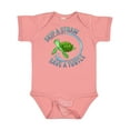 thumbnail image 1 of Inktastic Skip a Straw Save a Turtle with Cute Green Sea Turtle Boys or Girls Baby Bodysuit, 1 of 5