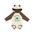 thumbnail image 1 of Inktastic Skip a Straw Save a Turtle with Cute Green Sea Turtle Boys or Girls Long Sleeve Baby Bodysuit, 1 of 5