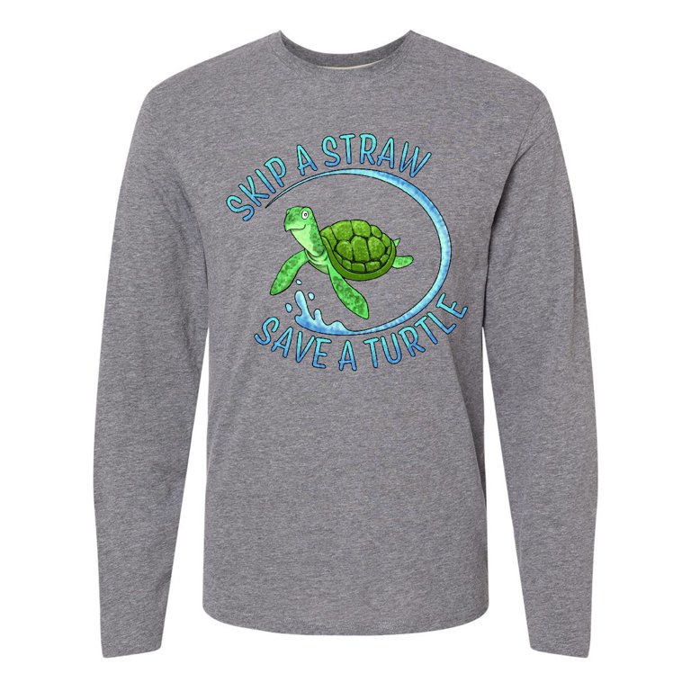 Sea Turtle Skip a Straw Save a Turtle T-Shirt