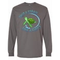 thumbnail image 1 of Inktastic Skip a Straw Save a Turtle with Cute Green Sea Turtle Long Sleeve T-Shirt, 1 of 5