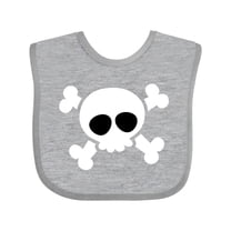 Inktastic Skull Design Boys or Girls Baby Bib