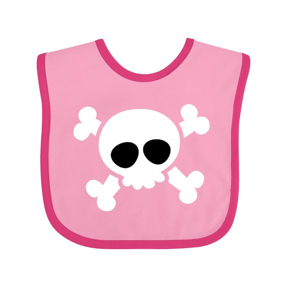 Inktastic Skull Design Boys or Girls Baby Bib